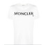 [몽클레어] 8A00009 84720 001 로고 패치 폴로 티셔츠 화이트 여성 티셔츠
