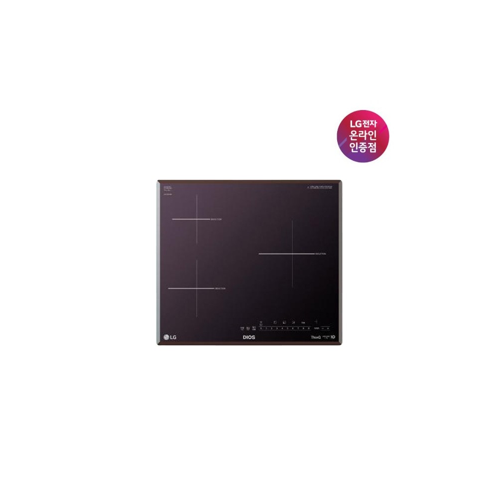 [LG전자] DIOS(디오스) 전기레인지 인덕션 3구 프리스탠딩 [블랙/BEI3MQO]
