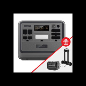 원더스리빙 원더랜드 PPS2400 파워뱅크 캠핑용 인산철 올인원 배터리 2048Wh