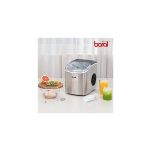 [홈니즈] 보랄 스테인레스 8분급속 제빙 자동세척 아이스 제빙기 1.2L SN-IM120H