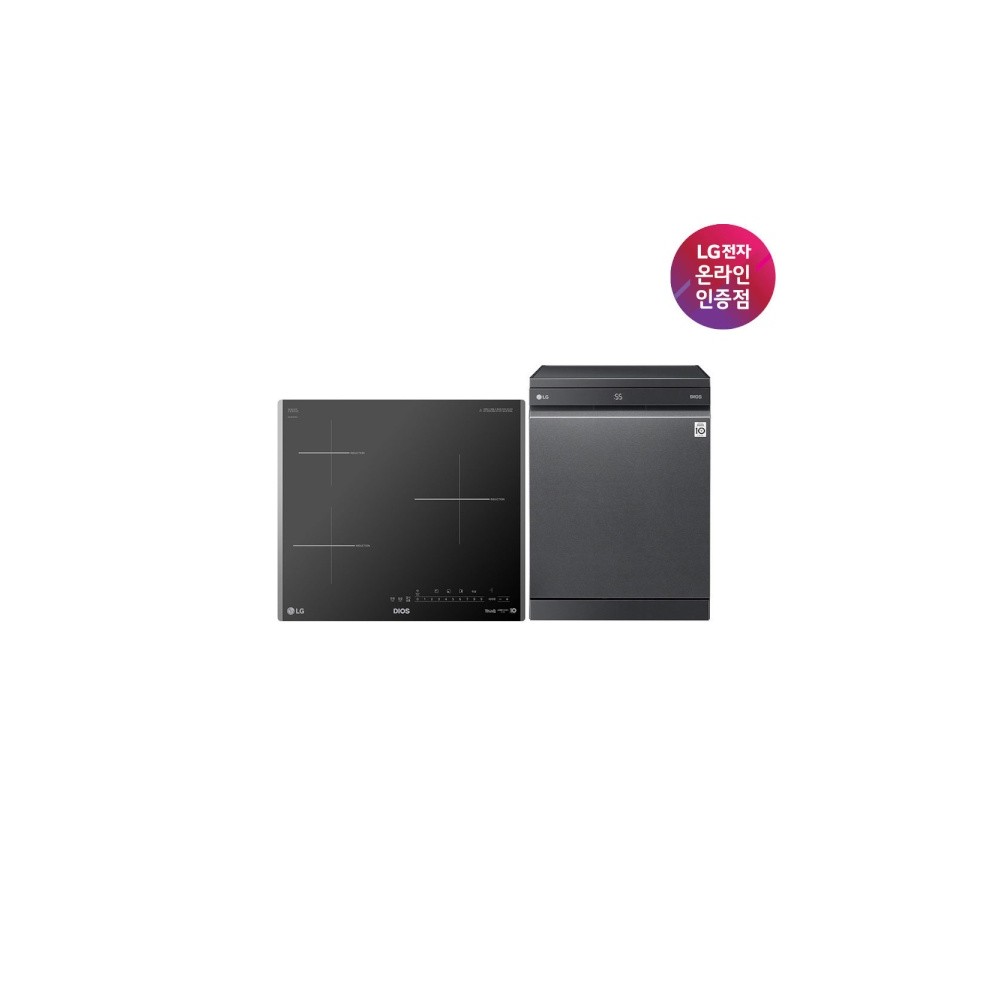 [LG전자] DIOS(디오스) 빌트인세트 전기레인지 + 식기세척기 (BEI3GQ2+DFB22MA)
