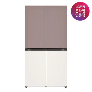 [LG전자] DIOS(디오스) 오브제컬렉션 4도어 냉장고 870L 베이직 메탈 [클레이핑크/베이지/T873MKE012]