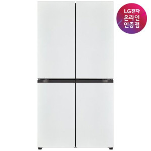 [LG전자] DIOS(디오스) 오브제컬렉션 4도어 냉장고 870L 매직스페이스 메탈 [화이트/화이트/T873MWW111] > 주방가전