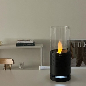 [라르츠] 감성캠핑 불멍 블루투스 스피커+점화기+고체연료2p [ LARZ-E12BLK ] [색상 메모필]