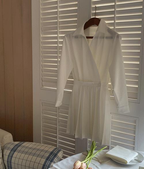 린느플리츠랩원피스_3color