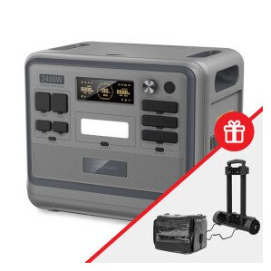 원더스리빙 원더랜드 PPS2400 파워뱅크 캠핑용 인산철 올인원 배터리 2048Wh > 캠핑/레저