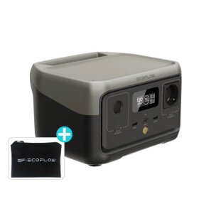 에코플로우 올인원 인산철 파워뱅크 리버2(256Wh)캠핑 차박 낚시 220V배터리 발전기대용 > 캠핑/레저