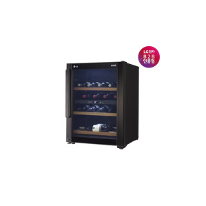 [LG전자] B2B DIOS(디오스) 와인셀러 R-WZ34JKX 43병 [빌트인/웨스턴블랙]