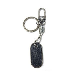 [루이비통] M63618 모노그램 ID 탭 백 참 키 홀더 실버 키홀더